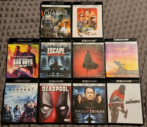 Ultra blu ray lot bundle - 4k,
